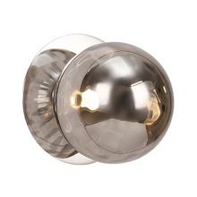 Lassie Molten Ripple Glass Warm White LED Outdoor Wall Light